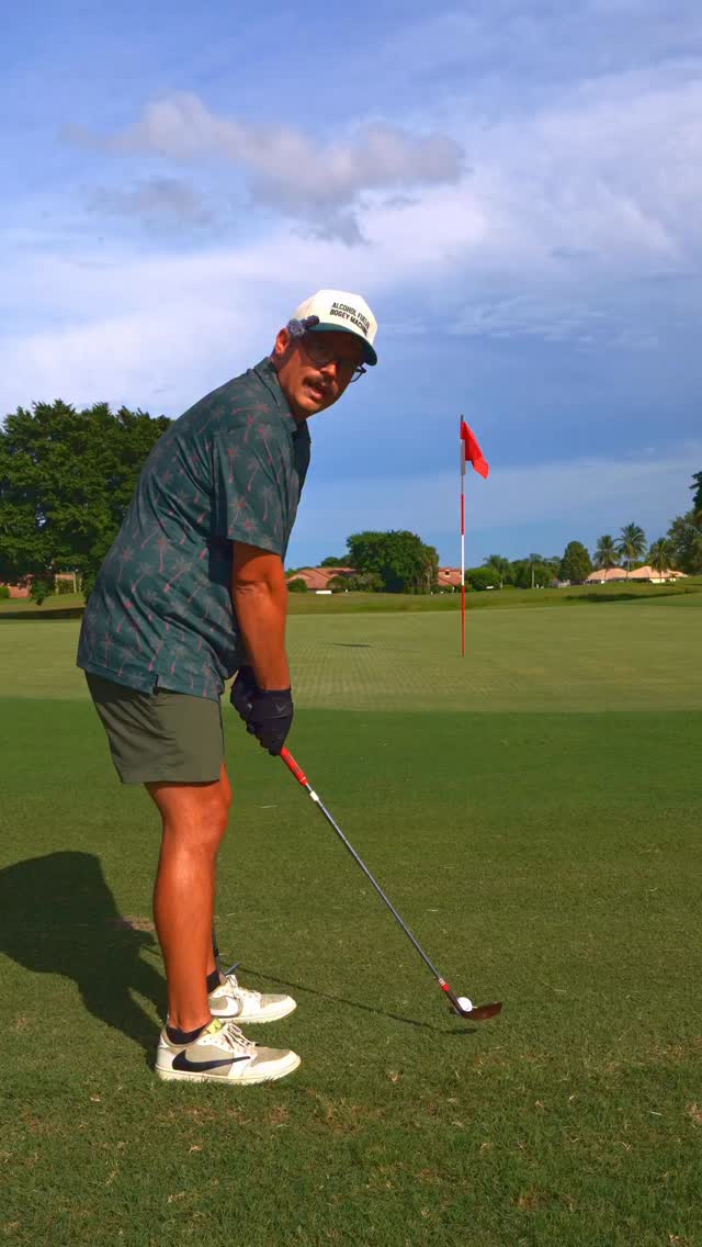 Instagram post by @birdogey for Chubbies. Caption reads: My short game might be horrible, but thanks to....