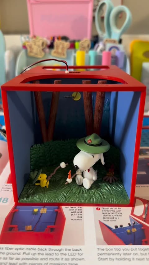 Instagram post by @snoopy_collector for Fanhome. Caption reads: [...] far we have Sally for our next scene.....