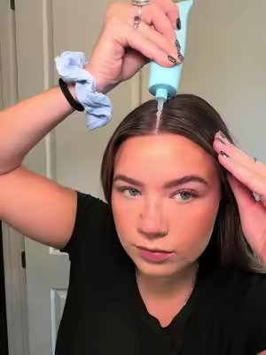 TikTok post by @jordanashleee for Amaxy Beauty. Caption reads: New Fav Dry Shampoo all thanks to @AMAXY Haircares....