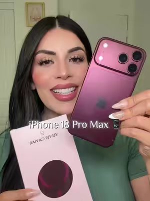 TikTok post by @danyanoemi for VELVET CAVIAR. Caption reads: @Velvet Caviar ✨ #velvetcaviar #iphone18promax....