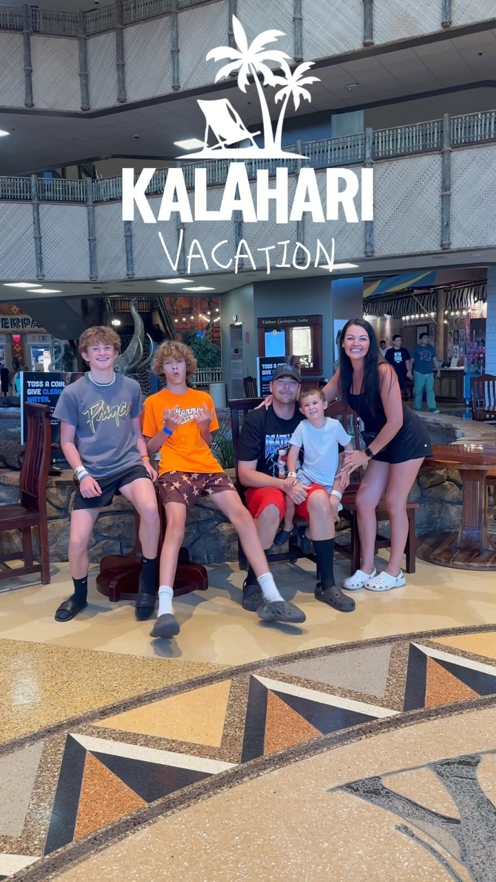 Instagram post by @brothersandmother for Kalahari Resorts. Caption reads: As usual, @kalahariresorts was an absolute BLAST!....