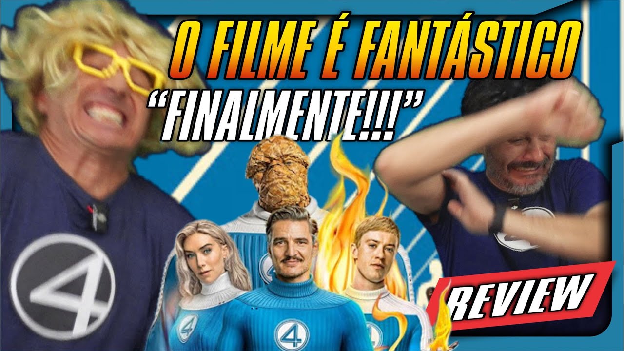 YouTube post by @irmaospiologo for PicPay. Caption reads: 🔥 Fantastic Four 2025 SPOILER FREE – NOW IT'S....