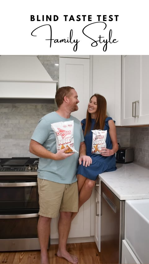 Instagram post by @adventuresofatwinmom for Cheetos. Caption reads: [...] Taste test success! The new Doritos &....