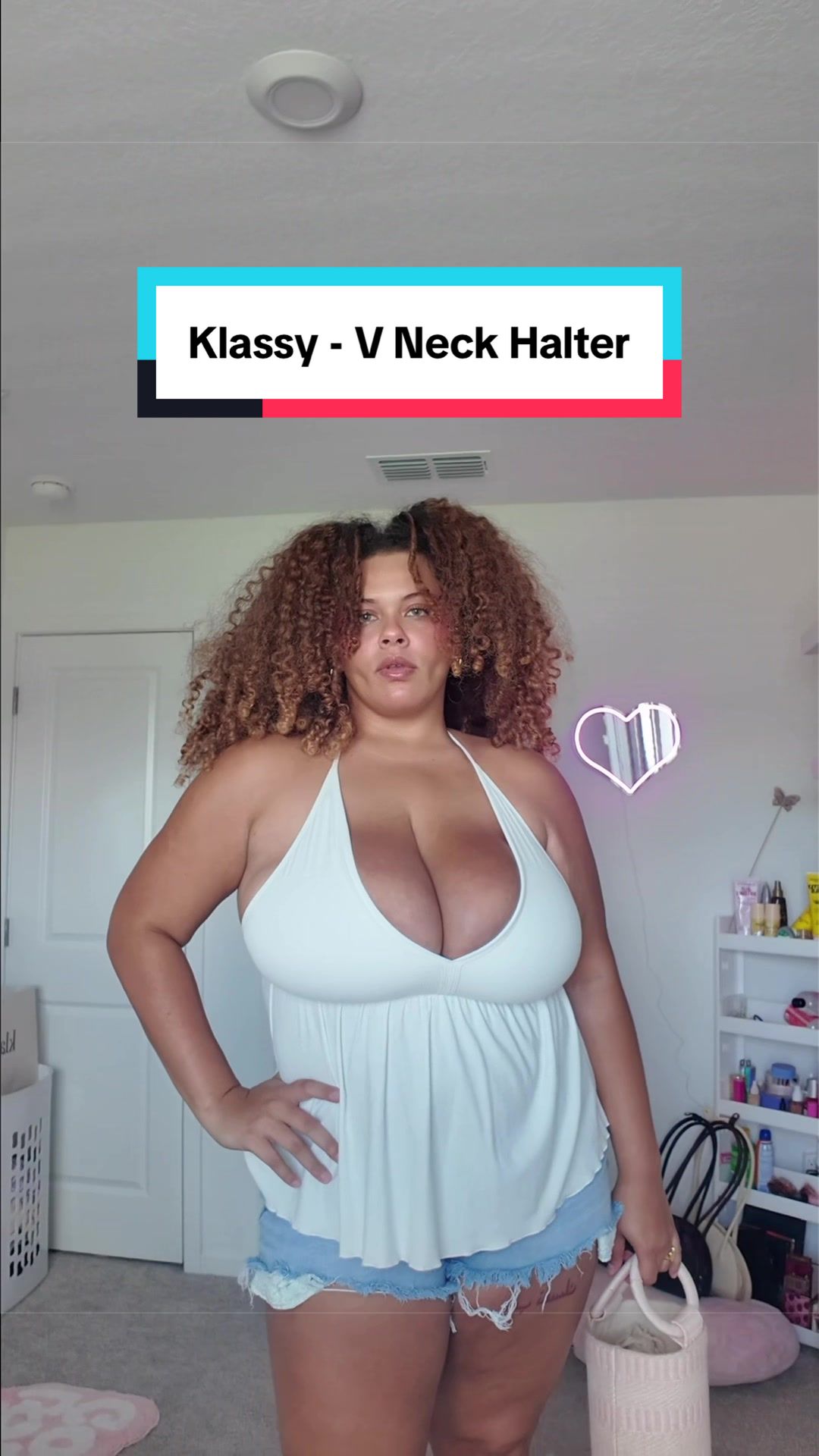 TikTok post by @queenlexi09 for Klassy Network. Caption reads: [...] that shopping cart below and shop @Klassy....