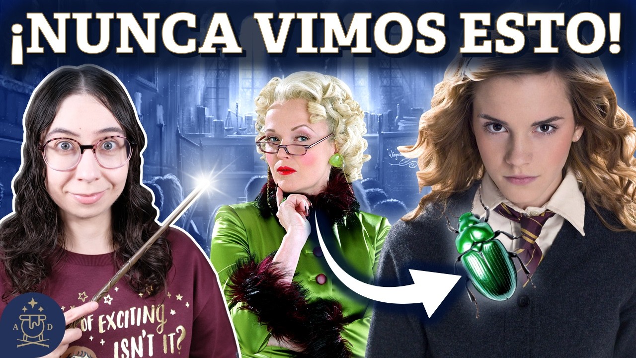 YouTube post by @ElAquelarreDeDany for Storytel. Caption reads: 🪄 7 Hermione moments we never saw in the Harry....