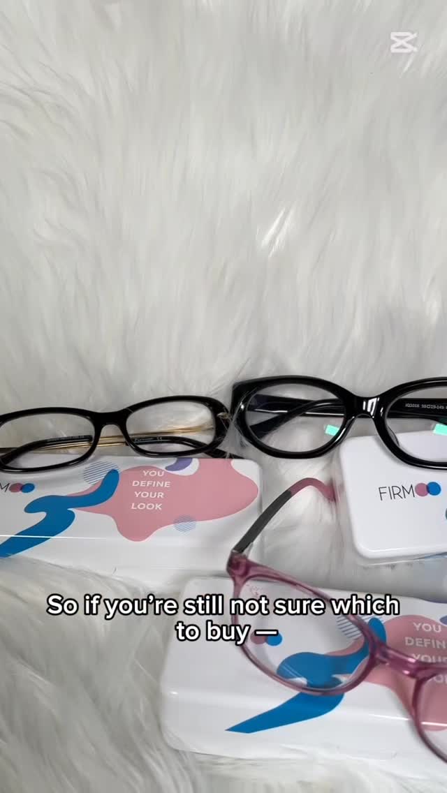 Instagram post by @salomita_ugc_ for Firmoo. Caption reads: ✨ New video featuring my favorite eyewear from....