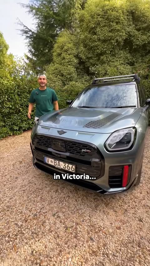 Instagram post by @nathsway for MINI USA. Caption reads: Last week I was invited to take the Mini JCW....