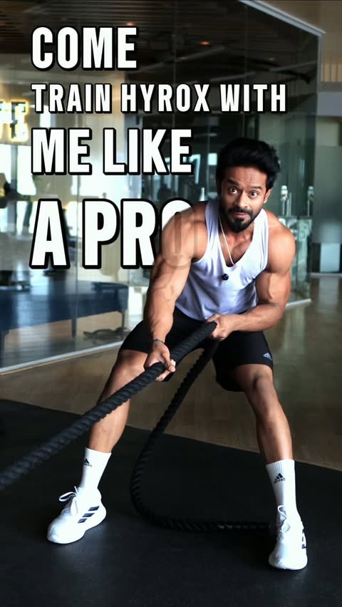 Instagram post by @garrysips for HYROX. Caption reads: If you're competing at HYROX- Mumbai. Keep a track....