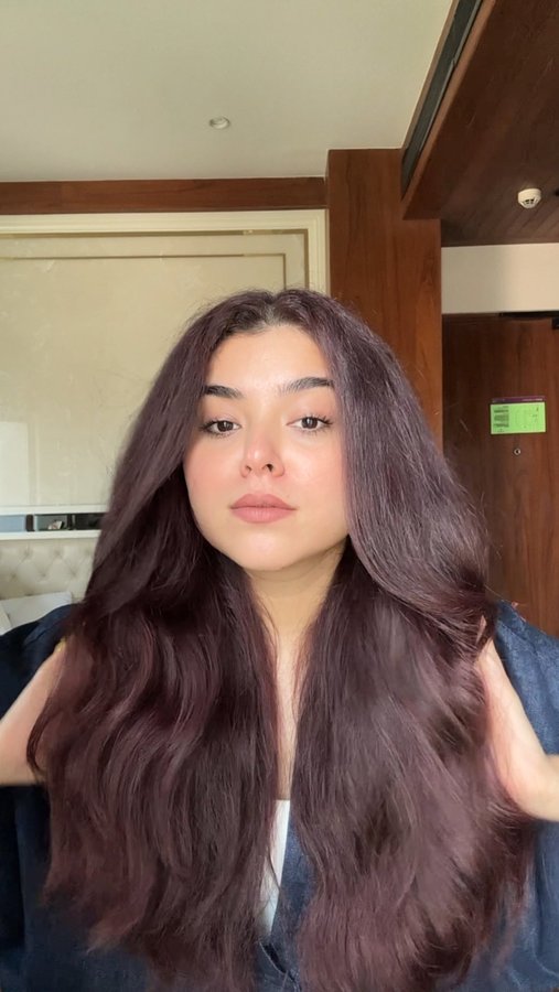 Instagram post by @inehabhandari for TRESemmé. Caption reads: From frizz to flawless.
My secret to sleek,....