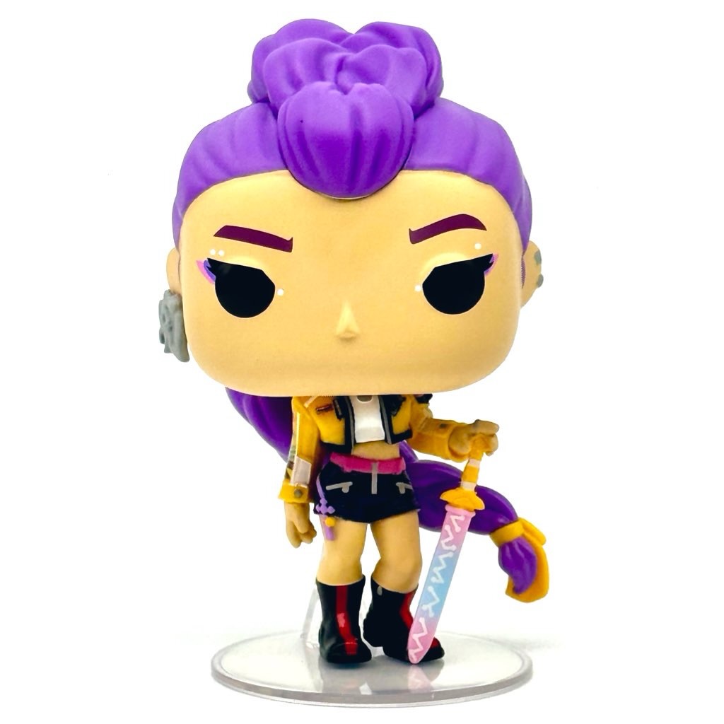 Instagram post by an influencer for Unknown Brand. Caption reads: Mail time! Unboxing the new Rumi Funko POP! The....