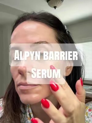 TikTok post by @softlysocial03 for Alpyn Beauty. Caption reads: [...] the makeup ✨ Loving how the new Alpyn Beauty....