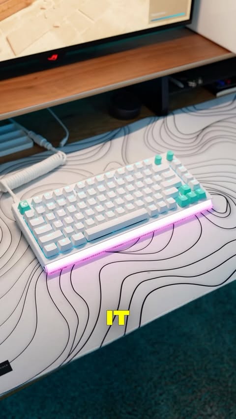 Instagram post by @realgivemchills for Logitech G. Caption reads: [...] of the year, this the brand new Logitech....