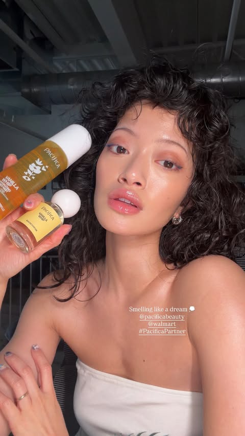 Instagram post by @garbo.zhu for Pacifica Beauty. Caption reads: [...] under $15 and honestly obsessed ✨....