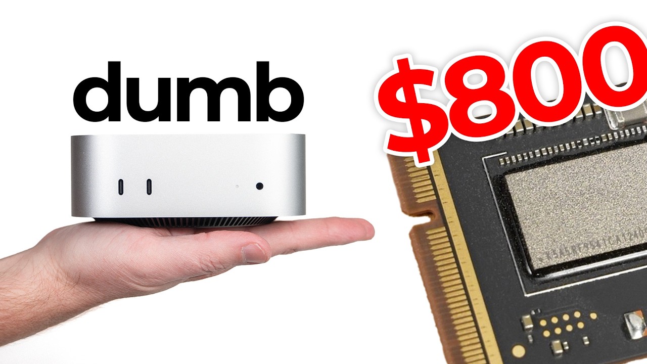 YouTube post by @JeffGeerling for iFixit. Caption reads: Apple's storage pricing is INSANE! Do this....