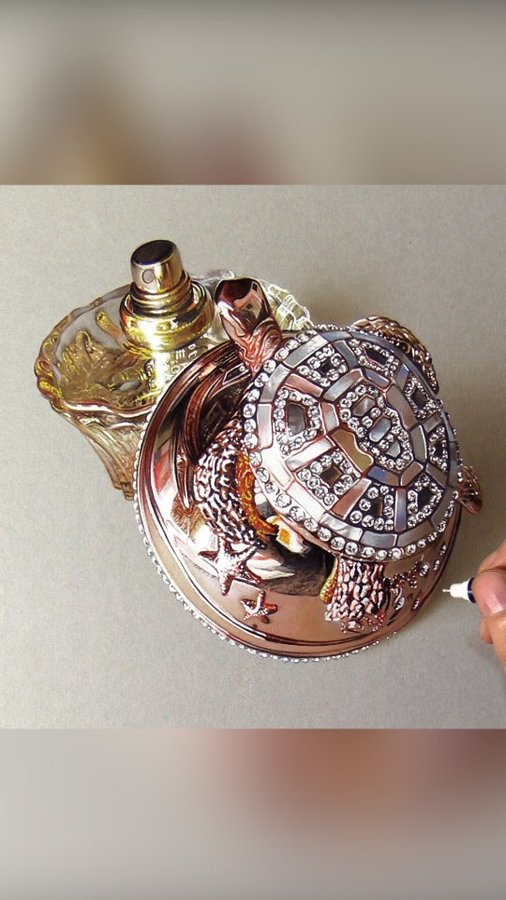 Instagram post by @marcellobarenghi for House Of Sillage. Caption reads: [...] amazing Sea Turtle Haute Bijoux by....