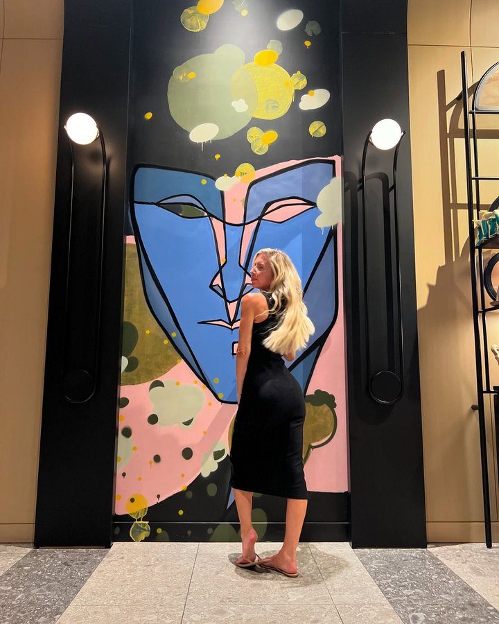 Instagram post by @lightfulyogini2.0 for Ellie. Caption reads: True fact : I fully intended to be a clothing....