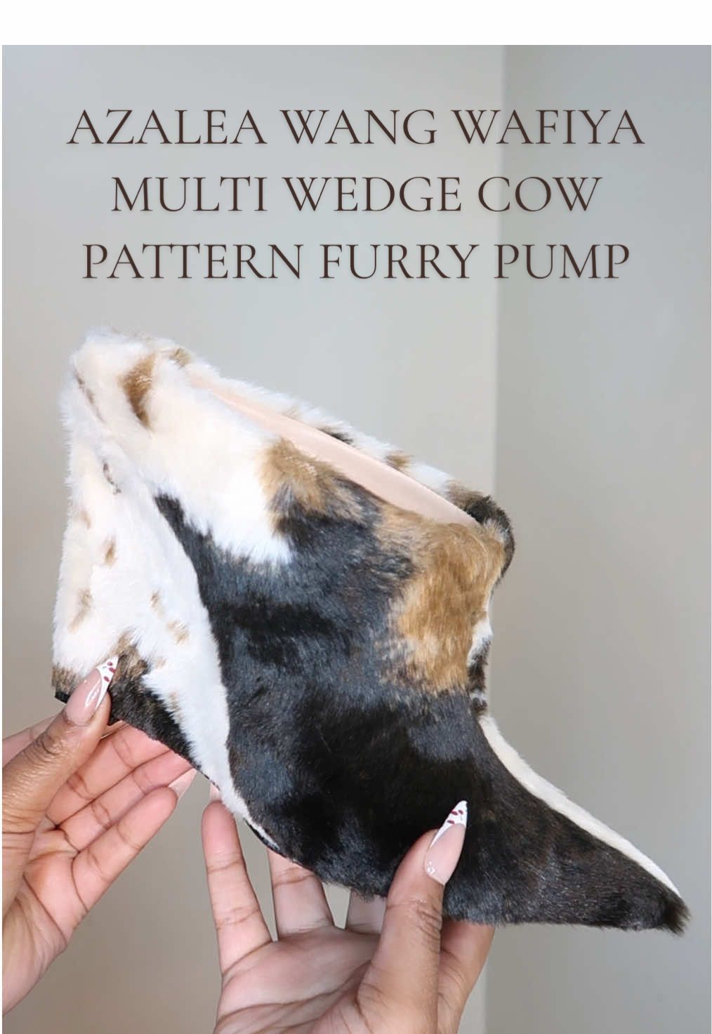 TikTok post by @juelwest for AZALEA WANG. Caption reads: [...] Size: 8.5 True to Size!🙌🏽🔥 The Azalea....