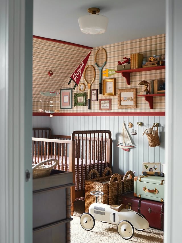 Instagram post by @av.home for Pottery Barn. Caption reads: [...] beautifully made furniture from....