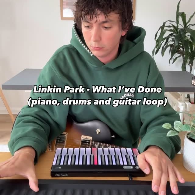 Instagram post by @harryseaton for Roli. Caption reads: [...] much fun bringing this to life on the....