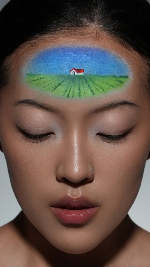 Instagram post by @shiyao.miya for Mehron Makeup. Caption reads: [...] - Artistry Palette @mehronmakeup -....