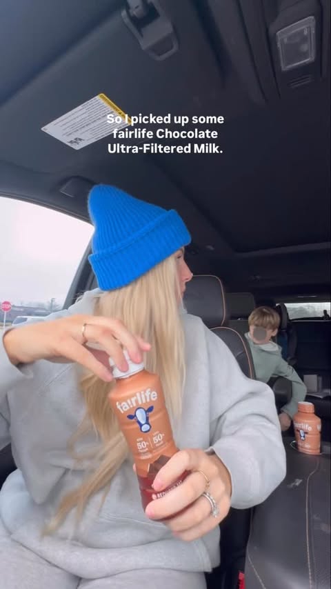 Instagram post by @chanwiththeboys for fairlife. Caption reads: Running around with all these boys 🫶🏼🏀

find....