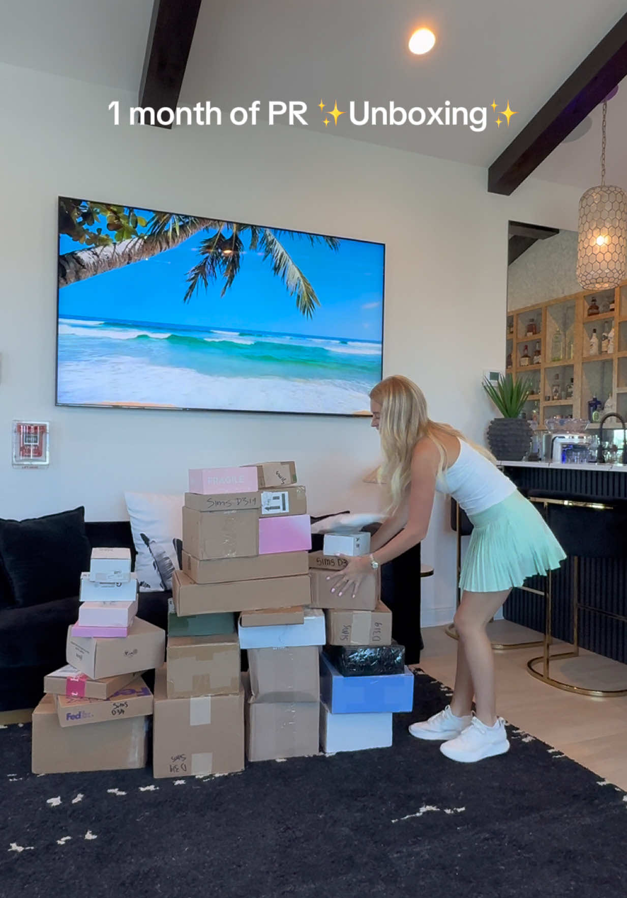 TikTok post by @ashleytsims for IT Cosmetics. Caption reads: Thank you so much to everyone who sends me....