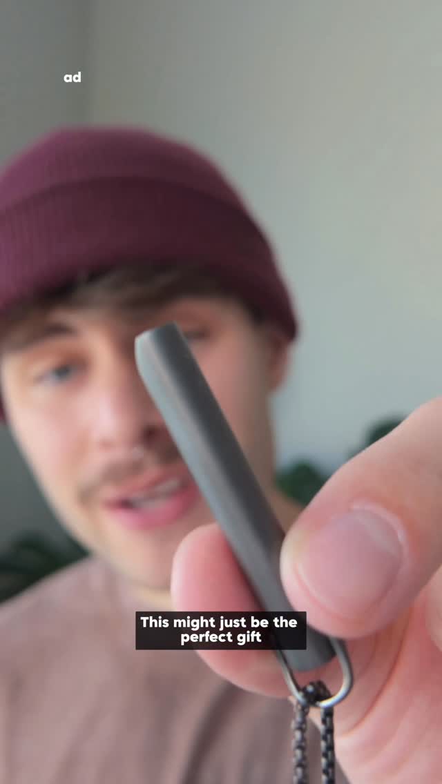 Instagram post by @trevorcarroll for Komuso Design. Caption reads: #ad This might just be the perfect gift for your....