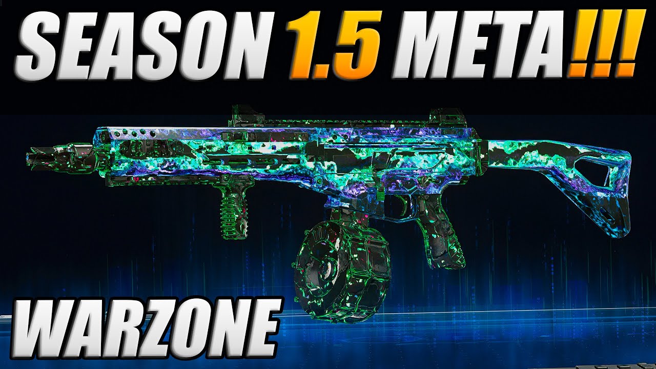 YouTube post by @JGOD for AimControllers. Caption reads: Season 1 Reloaded Meta Loadouts for Warzone....