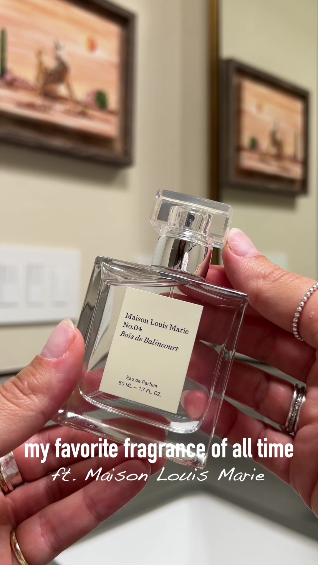 TikTok post by @adaatude for Maison Louis Marie. Caption reads: [...] live, breathe and die by @Maison Louis Marie....