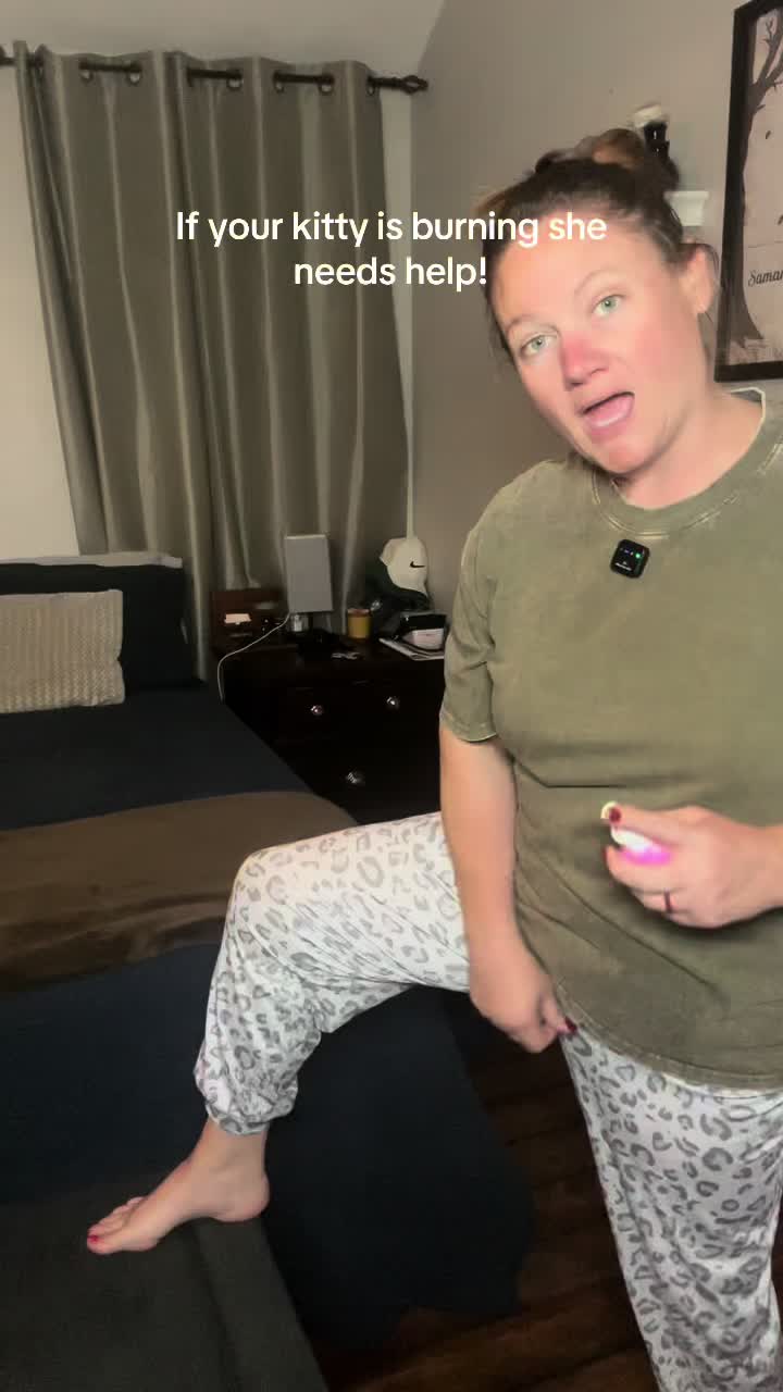 TikTok post by @samantha8535 for Love Wellness. Caption reads: [...] you coochie! #hygiene #womenshealth....