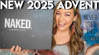 YouTube post by @SubscriptionSisters for NAKED nutrition. Caption reads: Purchase the Naked Nutrition Advent Calendar here:....