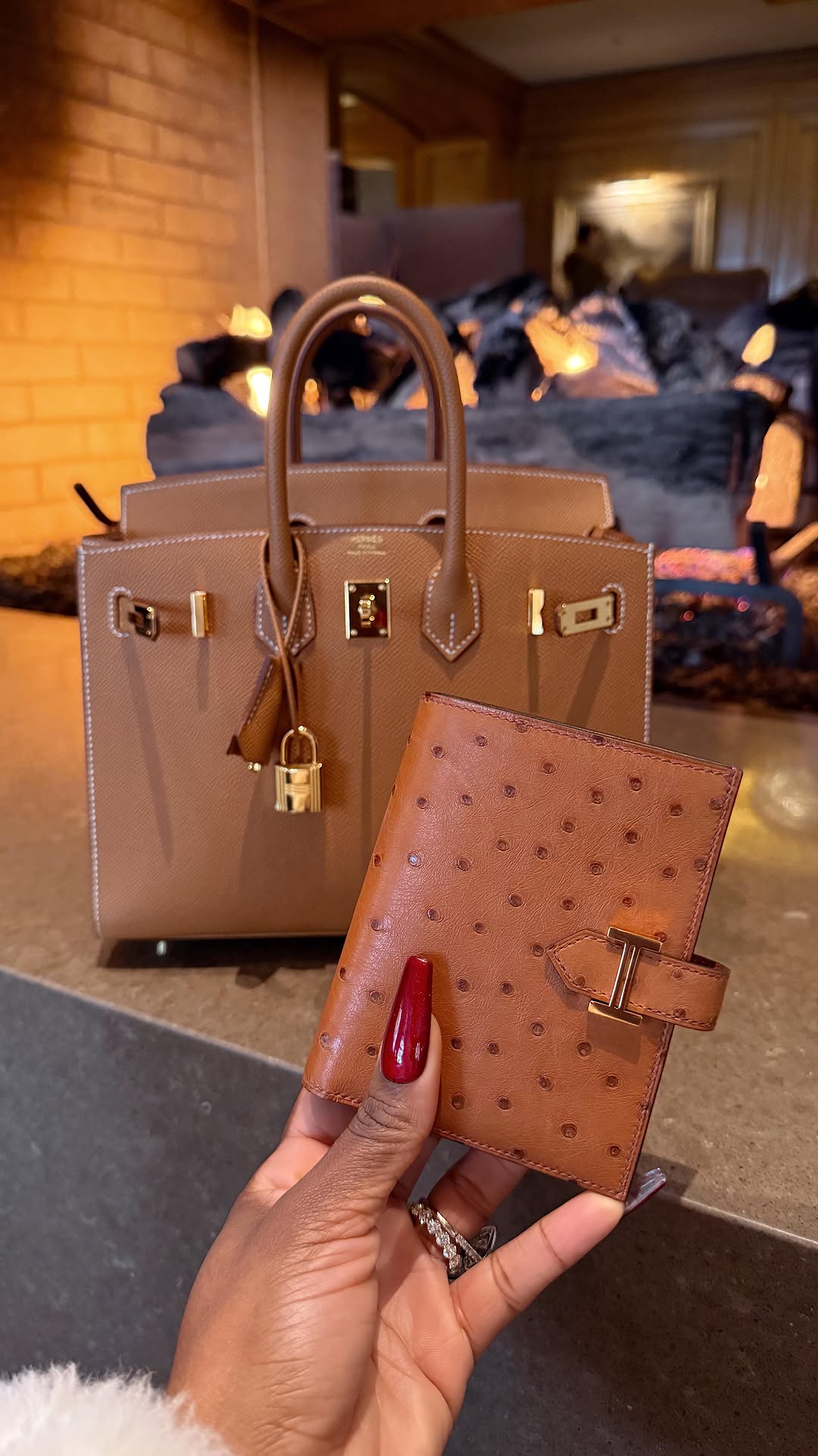 Instagram post by @jackieaina for FORVR MOOD. Caption reads: Let’s get dressed in Aspen 😍 #forvrmood....