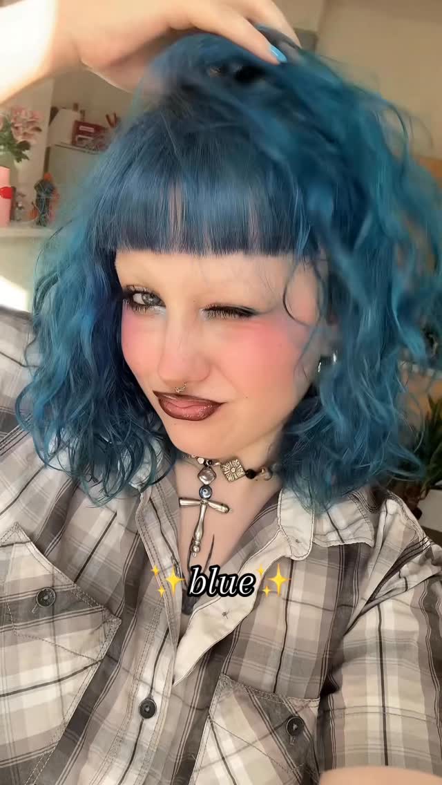 Instagram post by @pippambarnes for Arctic Fox Hair Color. Caption reads: i mixed ‘Caitlyn’ & ‘Blue Jean Baby’ by....