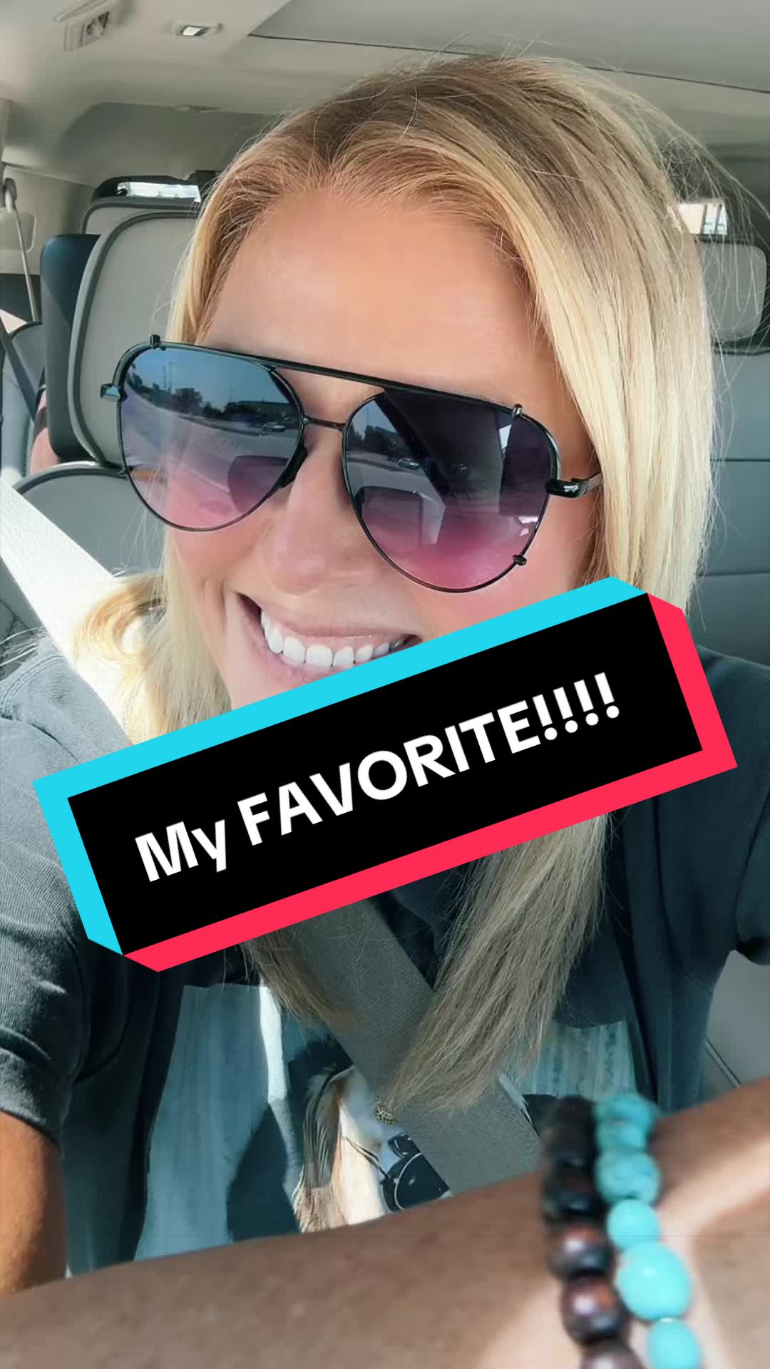 TikTok post by @catgue20 for TOPFOXX. Caption reads: #topfoxx #sunglasses #sun #tiktokshopbacktoschool....