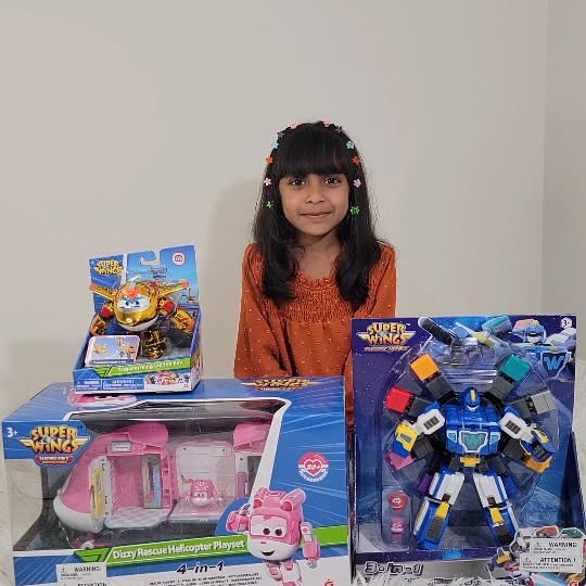 Instagram post by @akira_littleprincess for Alpha Toys. Caption reads: #ad Get ready to soar into adventure with the....