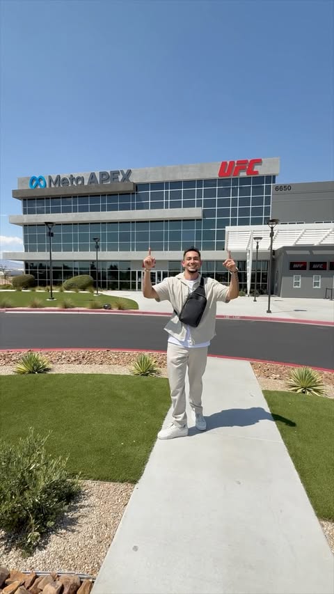 Instagram post by @immarcomurillo for UFC. Caption reads: [...] Las Vegas, especially if you’re a fan of....