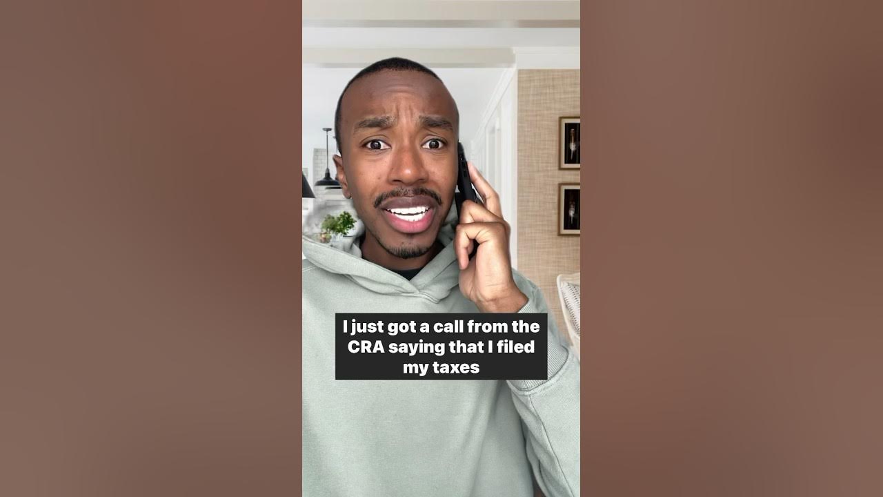YouTube post by @stephandden for TELUS. Caption reads: Tax season is here… and so are the scammers! 👀....