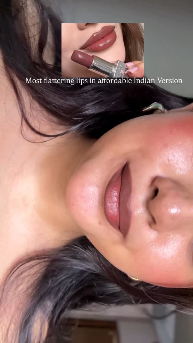 Instagram post by @makeupfromher for MyGlamm. Caption reads: You already know the lipstick is my pick, Comment....