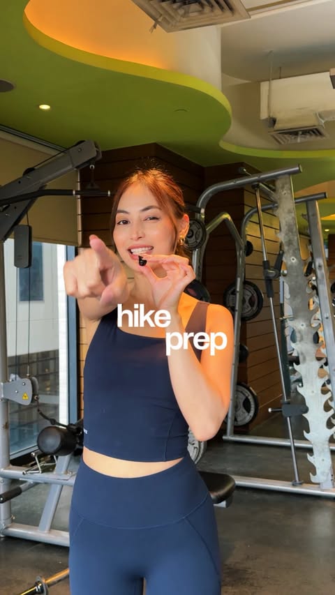 Instagram post by @denisejamili for XEXYMIX. Caption reads: [...] and to not cri cri 😂 Work out set from....