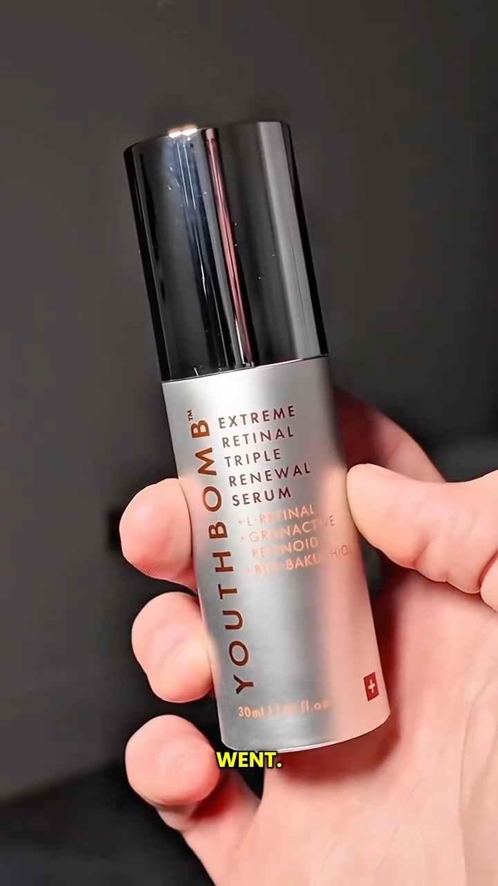 Instagram post by @granttdonaldson for BEAUTY PIE. Caption reads: AD - I started using the new @beautypie Youthbomb....