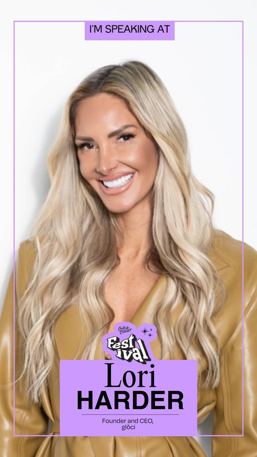 Instagram post by @loriharder for Create & Cultivate. Caption reads: Will I see you at the Create & Cultivate Festival?....