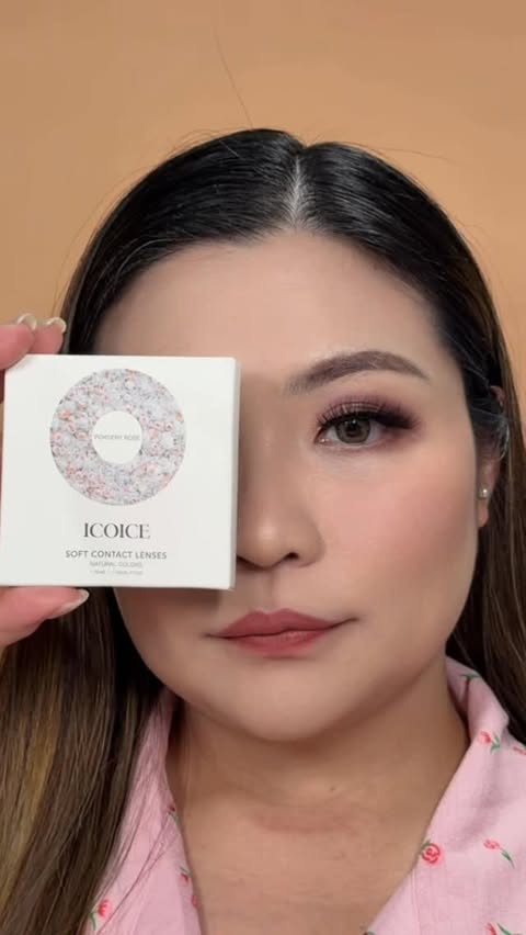 Instagram post by @heyitshiroko for ICOICE. Caption reads: trying on the @icoice.official **DNA Taylor....