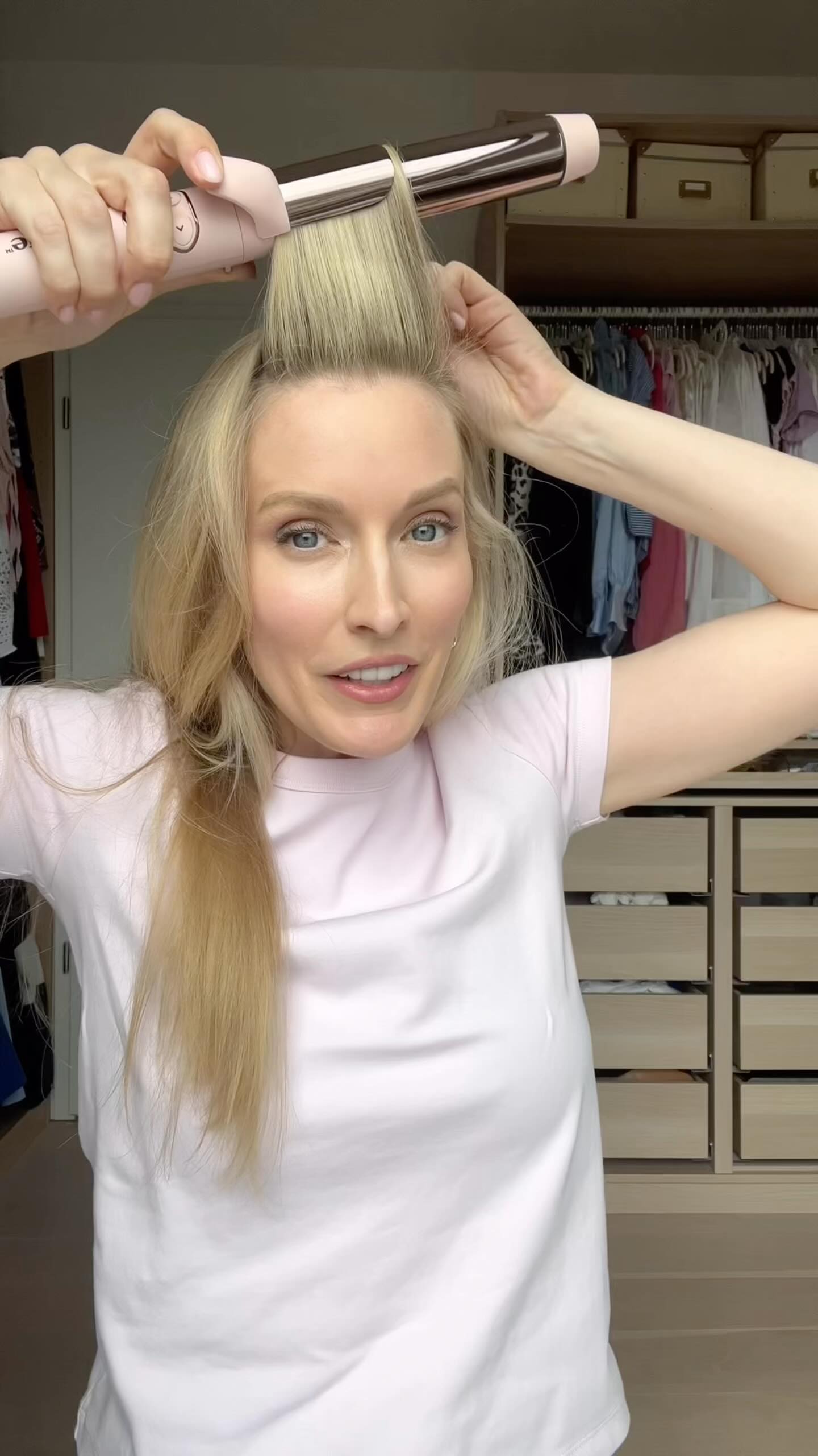 Instagram post by @allynrose for L’ange Hair. Caption reads: Over 30,000,000 of you have watched my hair....