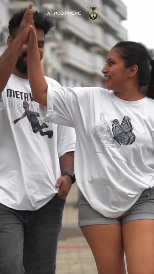 Instagram post by @adithya_sony for OpenSea. Caption reads: Introducing Hyper Clothing Series - OUTER SPACE X....