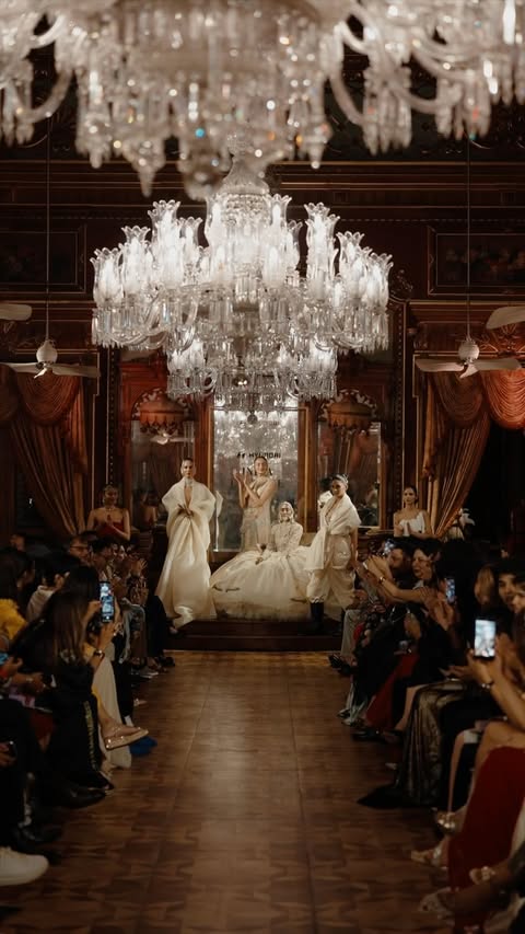 Instagram post by @hyundaiindia for FDCI. Caption reads: [...] #HyundaiIndiaCoutureWeek #HICW26 #FDCI....