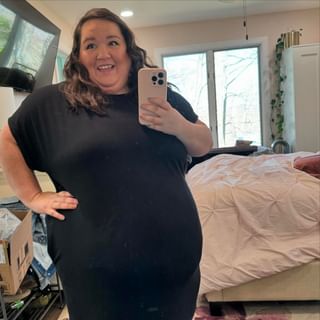 Instagram post by @bodyimagewithbri for Universal Standard. Caption reads: Double tap if you GRIEVE CLOTHING in a PLUS SIZE....