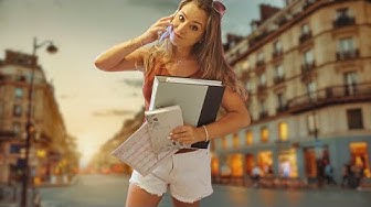 YouTube post by @ReveCompulsif for Les Petits Culottés. Caption reads: MY NEW LIFE, A HELL OF AN ORGANIZATION..