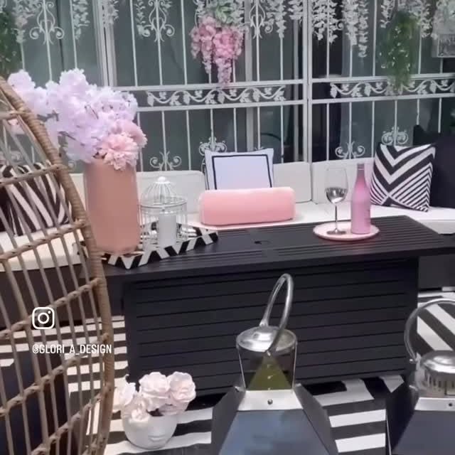 Instagram post by @glori_a_design for Best Choice Products. Caption reads: Hi everyone happy Friday is summer time the....