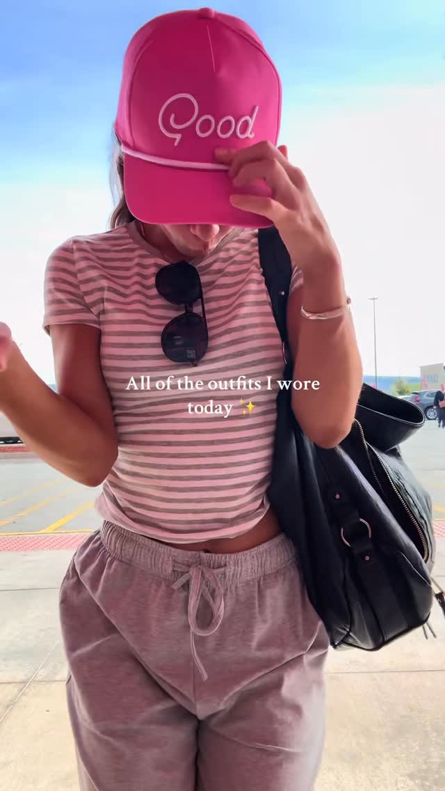 Instagram post by @fionajordann for Wander Beauty. Caption reads: All of the outfits I wore in a day ✨💘 
Laundry....