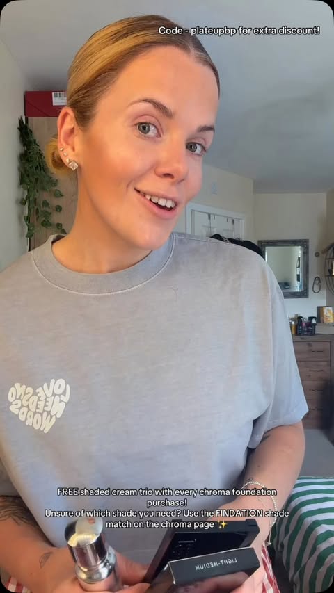 Instagram post by @plateupdinnerwithluluanddani for BPerfect Cosmetics. Caption reads: [...] if you take advantage of this deal....
